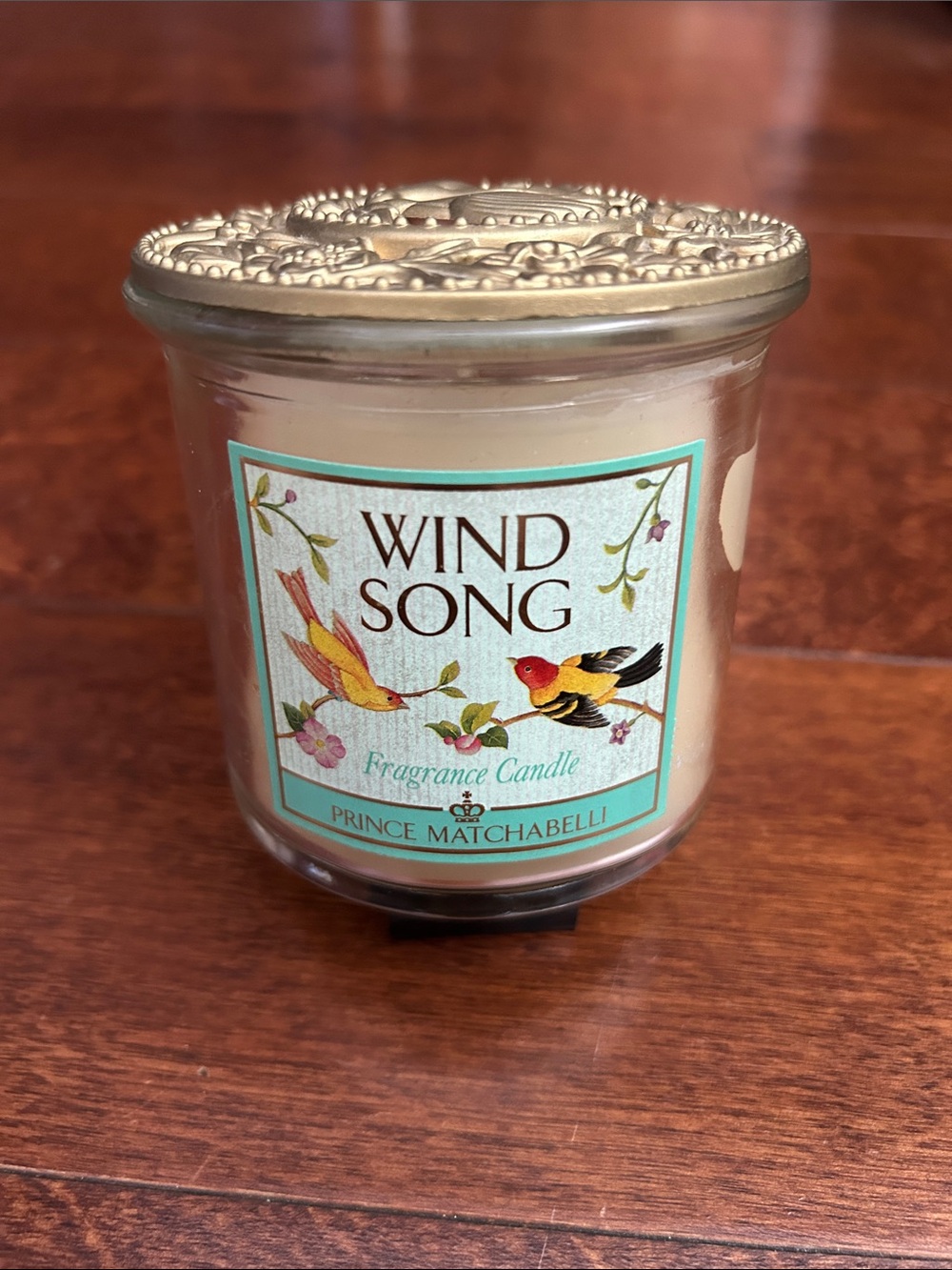 Vintage Wind Song by Prince Matchabelli Fragrant Candle, New and Unburned